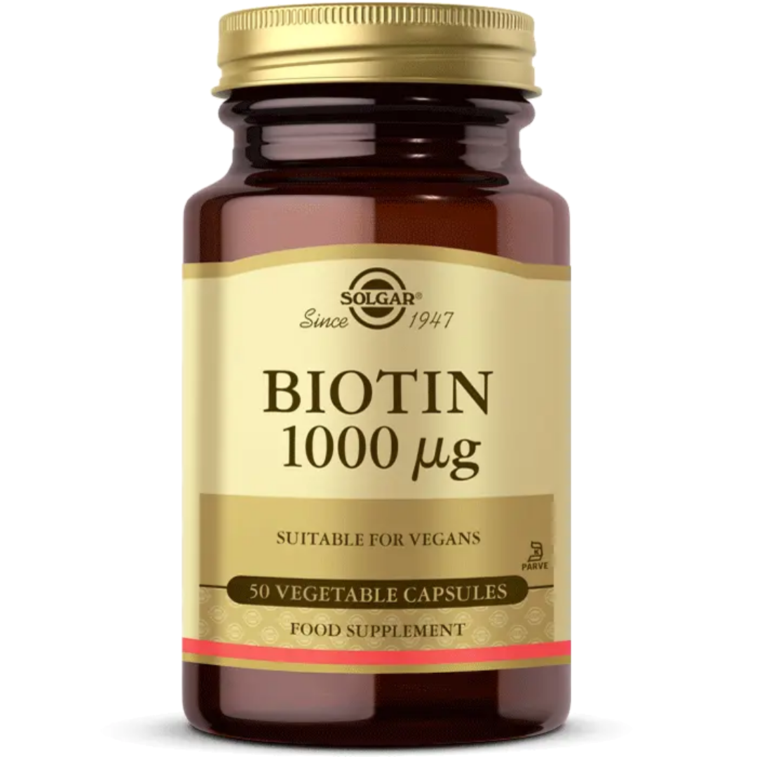 SOLGAR Biotin 1000 Mcg 50 Kapsül – Özel Beslenme