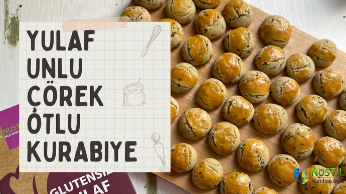 Yulaf Unlu Çörek Otlu Kurabiye