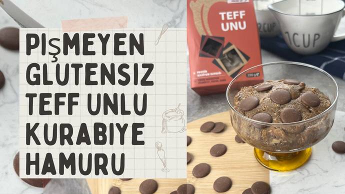 Pişmeyen Glutensiz Yulaf Unlu Kurabiye Hamuru 🍪