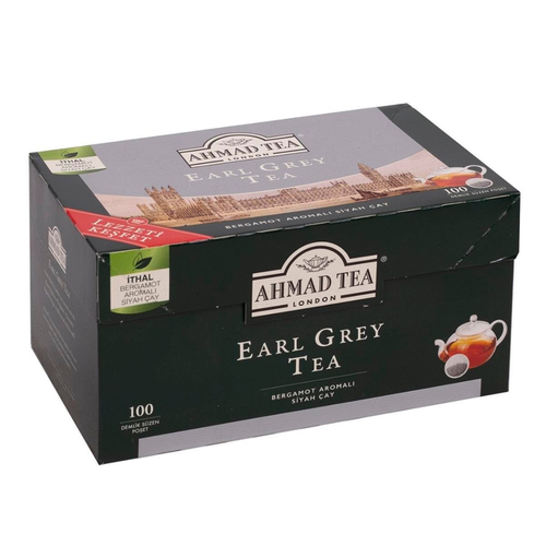 AHMAD TEA Earl Grey Demlik Poş.Çay 3,2 GrX 100Ad 