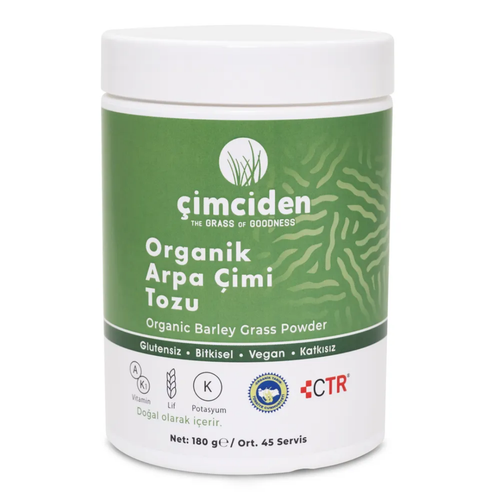 ÇİMCİDEN Organik Arpa Çimi Tozu 180g