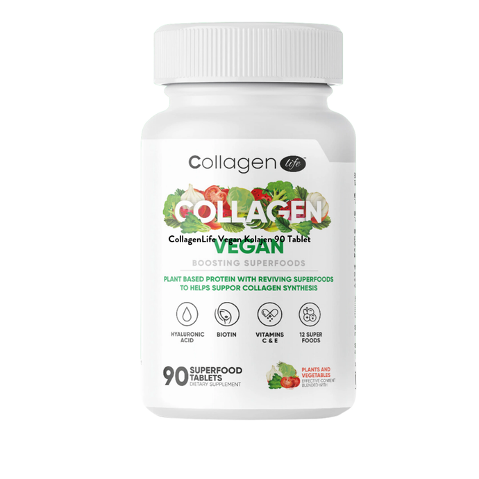 COLLAGEN -LİFE -Vegan- Kolajen -90 -Tablet