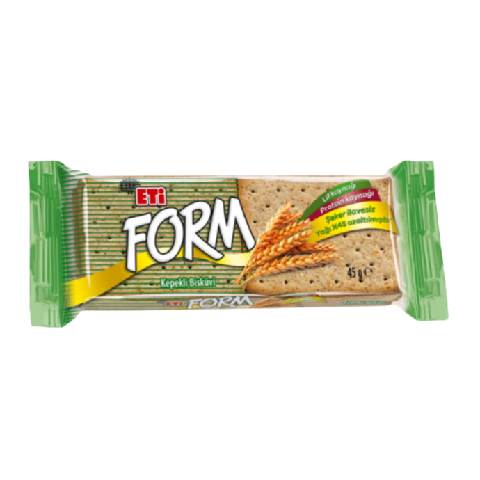 ETİ Form Bisküvi Kepekli 45 G