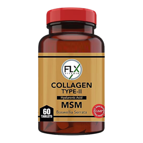 FLX Collagen Type-II Hyaluronic Acid Msm Boswellia Serrata 60 Tablet