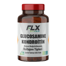 Görseli Galeri görüntüleyiciye yükleyin, Flx Glucosamine Chondroitin Msm Hyoluronic Asit Zerdeçal 60 Tablet
