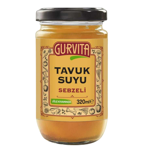 GURVİTA Tavuk Suyu Sebzeli 320 ml 