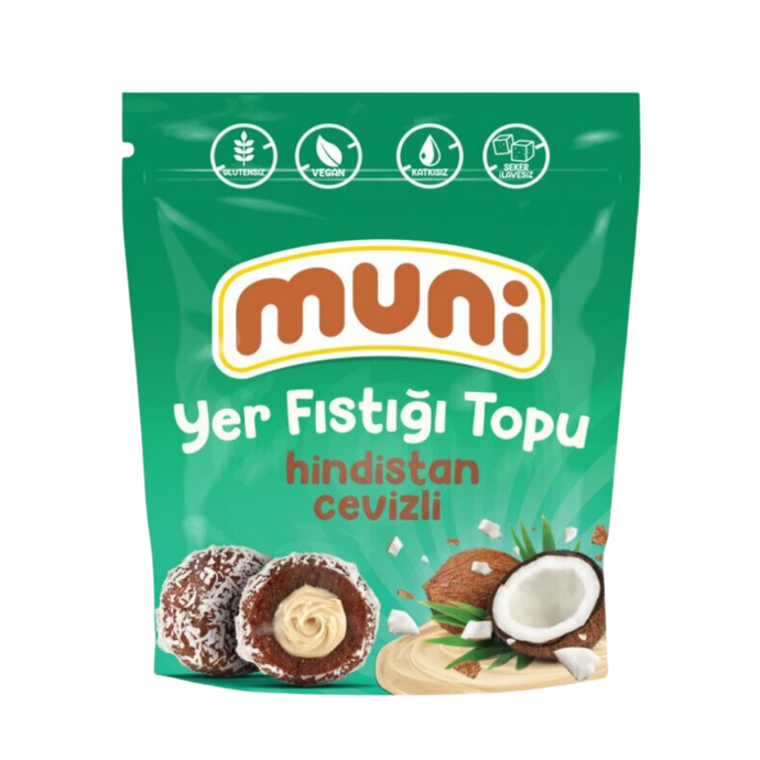 MUNİ Hindistan Cevizli Yer Fıstığı Topu 80g