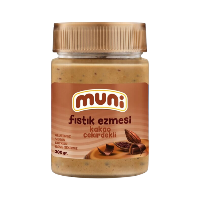 MUNİ Kakao Çekirdekli Fıstık Ezmesi 300g