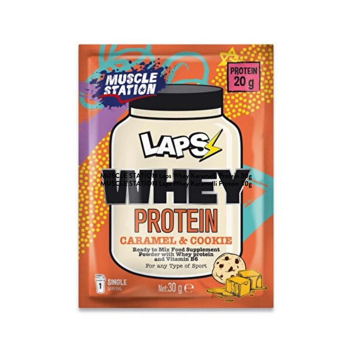 MUSCLE- STATİON -Laps -Whey -Karamelli -Protein -30g