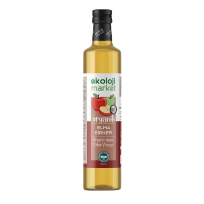 EKOLOJİ MARKET Organik Glutensiz Elma Sirkesi 500ml