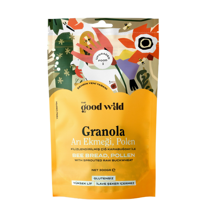 THE GOOD WİLD Granola (Filizlendirilmiş Karabuğdaylı & Arı Ekmeği & Polen) 300g