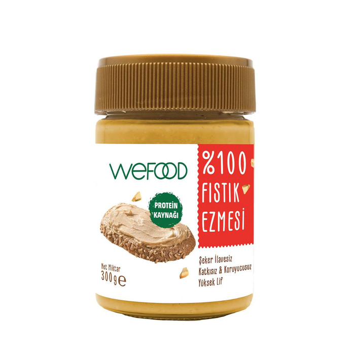 WEFOOD -%100- Fıstık- Ezmesi -300g