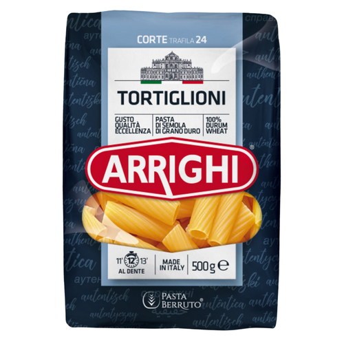 ARRİGHİ Tortiglioni 24 (Rigatoni) 500g