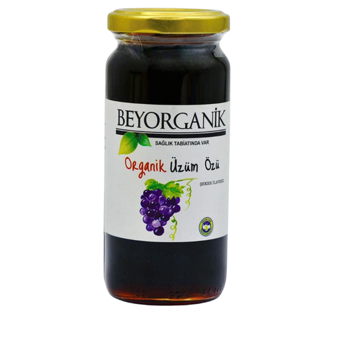 BEYORGANİK Organik Üzüm Özü 315g  (Soğuk sıkım)