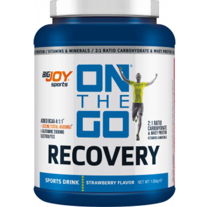 BİGJOY OnTheGo Recovery Sports Drink Çilek 1.05kg