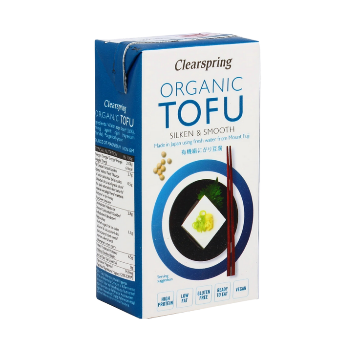 CLEARSPRING Organik Silken Tofu Soya Peyniri 300g