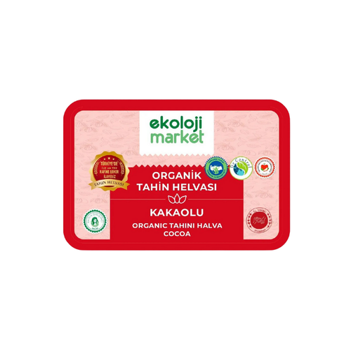 EKOLOJİ MARKET Organik Tahin Helvası (Kakaolu) 200g