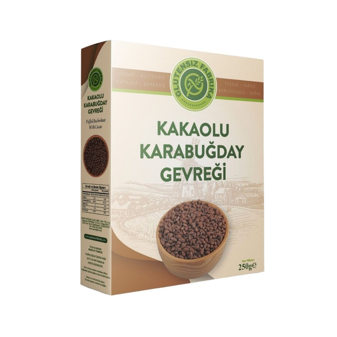 GLUTENSİZ FABRİKA Kakaolu Karabuğday Gevreği 250g