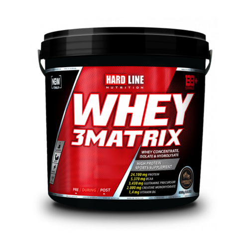 HARDLINE Whey 3Matrix Çikolatalı 4000g