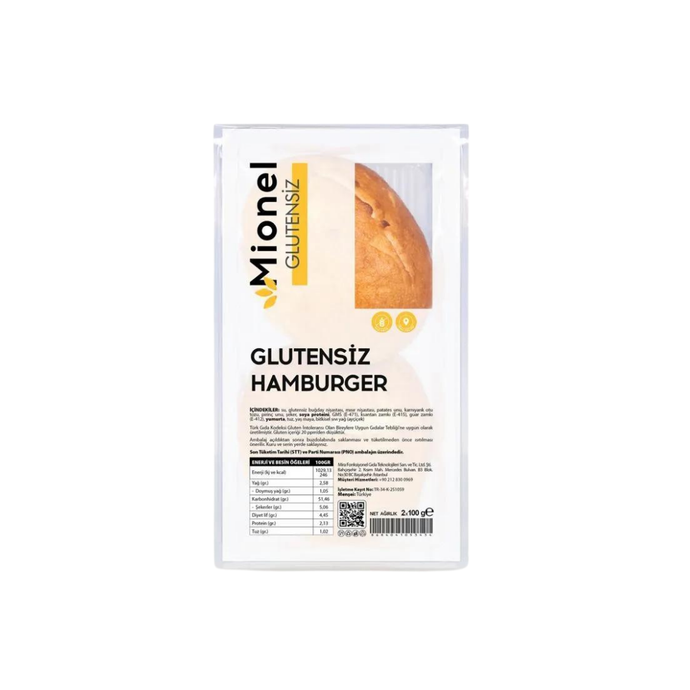 Mionel Glutensiz Hamburger Ekmeği 200g