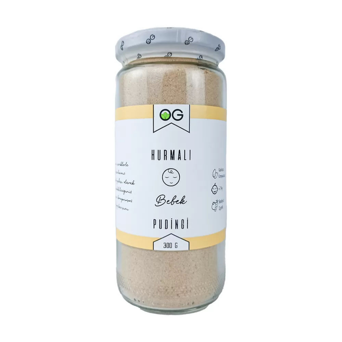 OG NATURAL Hurmalı Bebek Pudingi 300 Gr +7 Ay