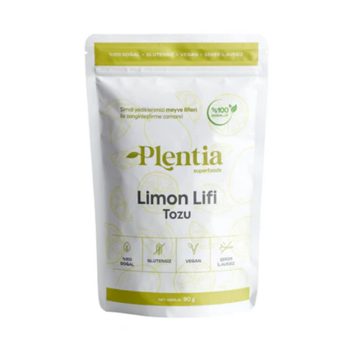 PLENTİA Limon Lifi Tozu 90g