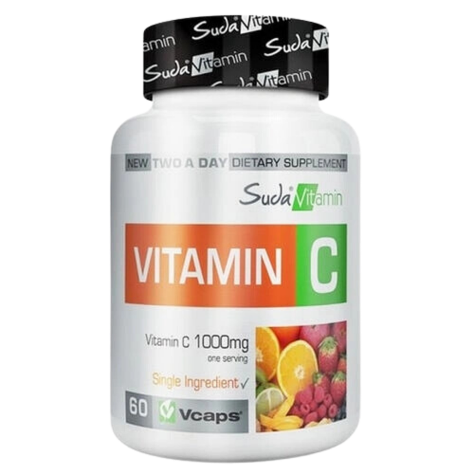 SUDA-C Vitamin C 1000 mg Takviye Edici 60 Kapsül