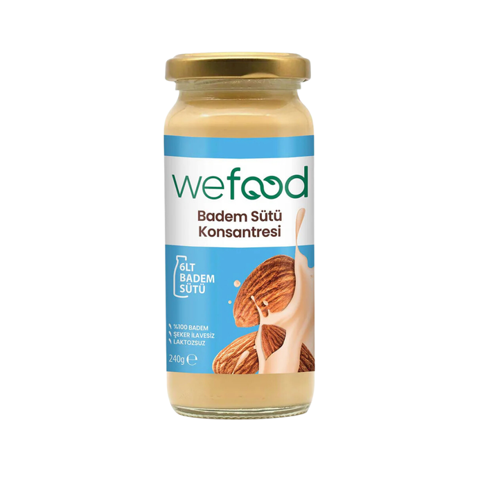 WEFOOD Badem Sütü Konsantresi (%100 Badem) 240g