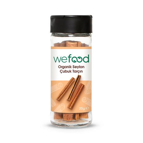 WEFOOD Organik Seylon Tarçın Çubuk 20g