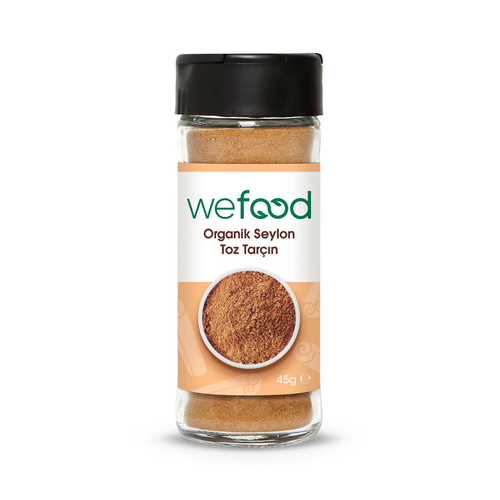 WEFOOD Organik Seylon Tarçın Tozu 45g