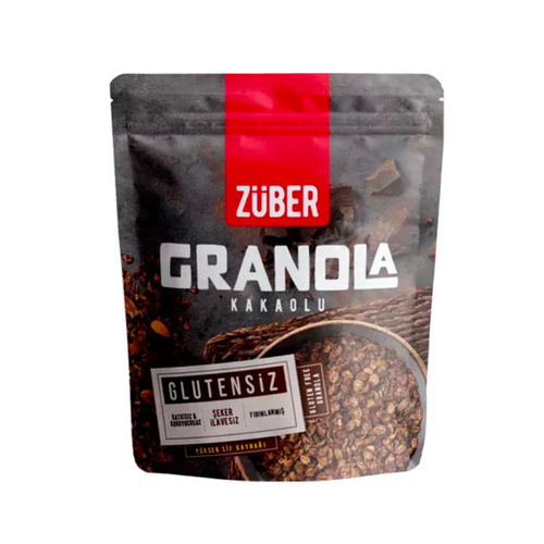 ZÜBER Glutensiz Kakaolu Granola 180g