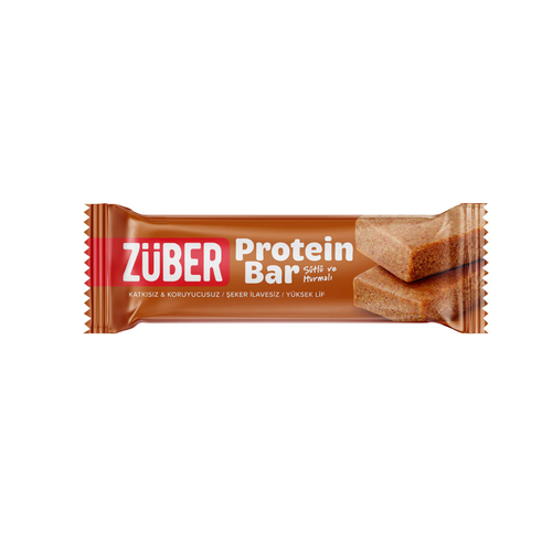 ZÜBER Sütlü ve Hurmalı Protein Bar 35g