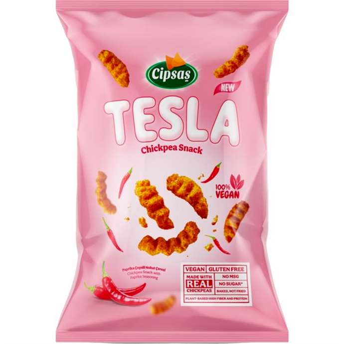 CİPSAŞ Tesla Paprika Çeşnili Nohut Cipsi 65g